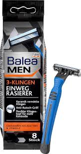 Balea man 3 klingen einweg rasierer 8 stuck