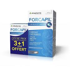 Forcapil offre prix 3+1 mois offert arkopharma 60 gelules