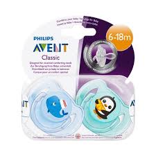 avent sucette ultra soft 6-18 mois *2