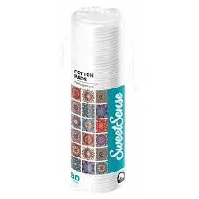 sweetsense cotton  disque à démaquiller /80