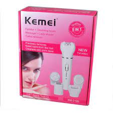 kemei epilator+ cleansing+massager km 3019