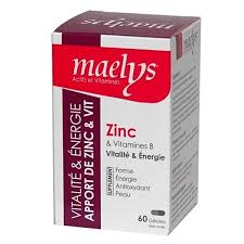 maelys zinc vitaliité &amp; energie  30 gelules