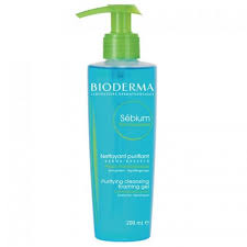 Bioderma sébium gel moussant 200ml avec pompe