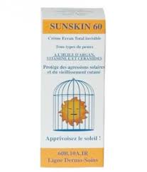SUNSKIN 60 crème ecran total invisible 50ml